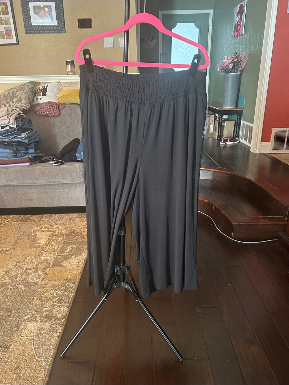 Mesh high waist swim coverup pants